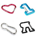 A Variety of Shapes Aluminum Carabiner Floral Carabiner / Heart Shaped Climbing Hook